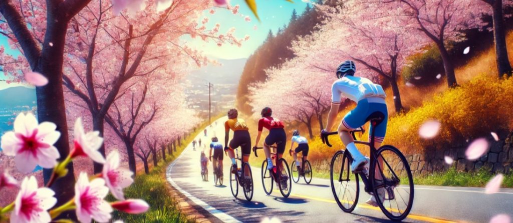 春のサイクリング